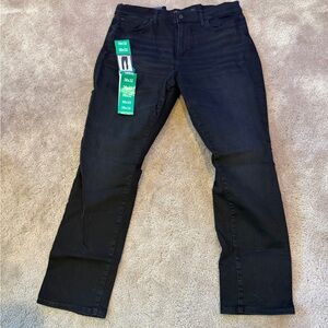 NWT Lucky Brand Men's Black Straight Jeans 38 x 32